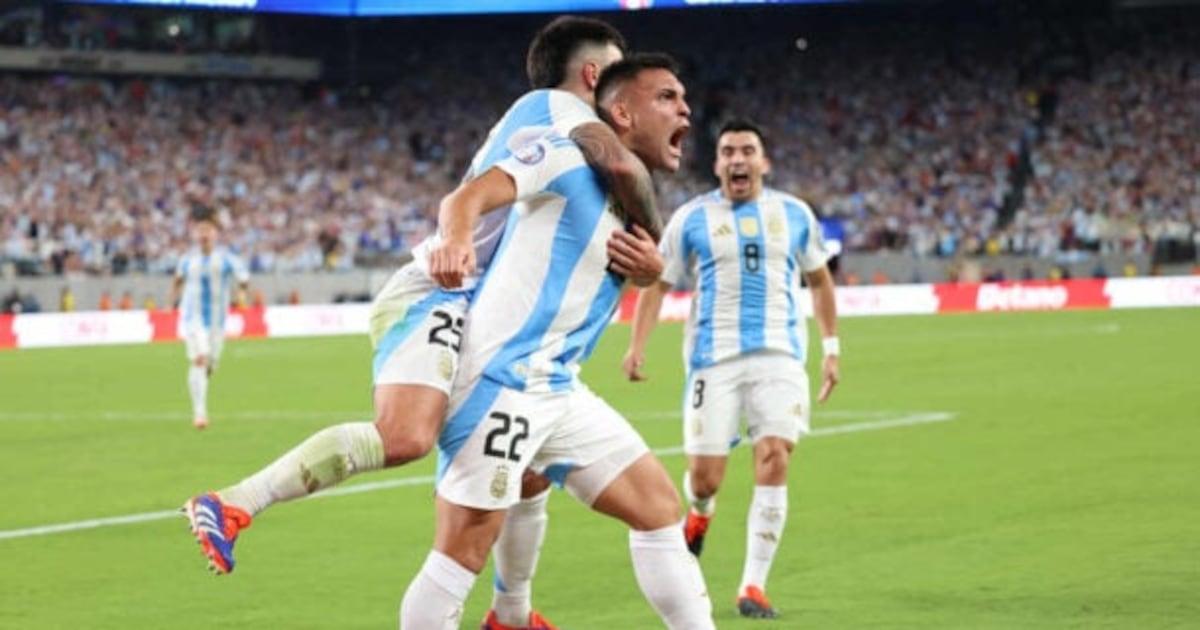 Argentinoa triunfa sobre o Chile e avança na Copa América.