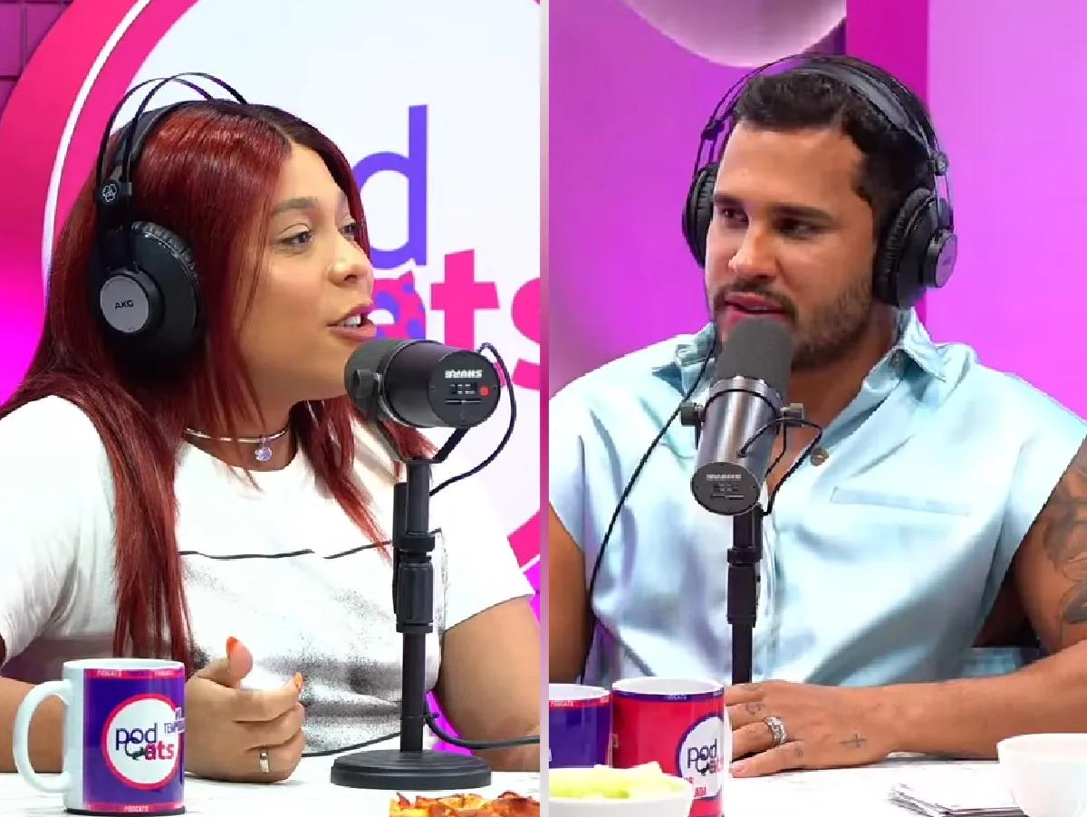 Blogueirinha rebate críticas de Lucas Guimarães sobre falta de investidores.