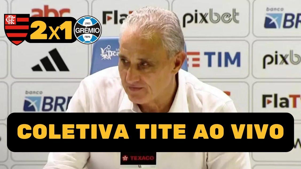 Coletiva de Tite e vitória do Flamengo sobre o Grêmio.