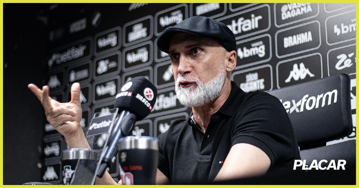 Vasco dispensa técnico após apenas quatro jogos.
