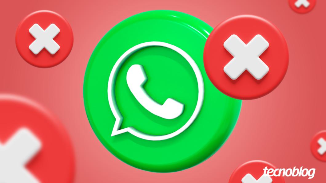 WhatsApp fora do ar: usuários ficam sem enviar mensagens e áudios.