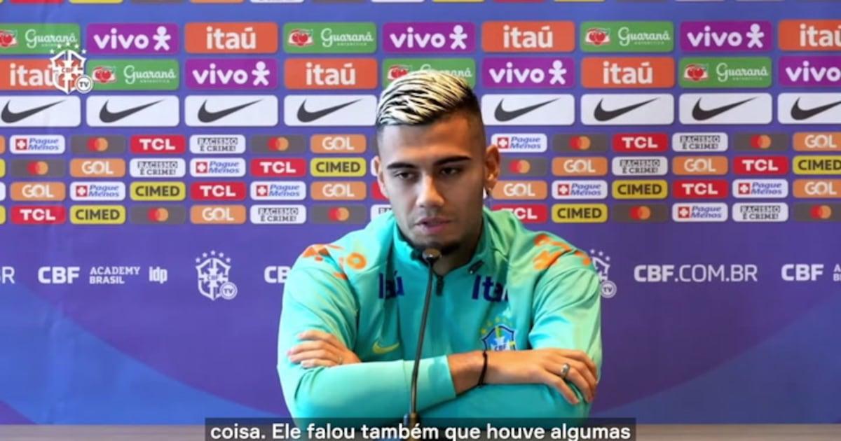 Meia da Seleção Brasileira comenta rumores de transferência de Paquetá.