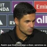Mikel Arteta revela planos de transferências do Arsenal.