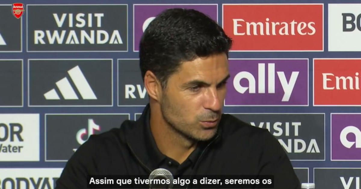 Mikel Arteta revela planos de transferências do Arsenal.