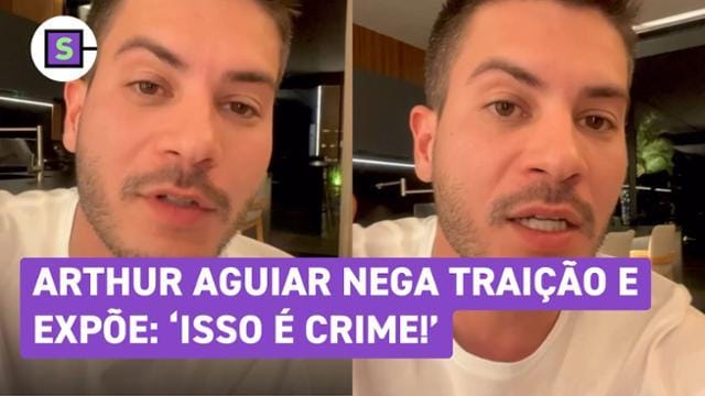 Arthur Aguiar procura a polícia e expõe provas de suposta mentira.