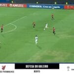 Athletico Paranaense na CONMEBOL Sudamericana 2024: Goleiro Bento se destaca em campo. Athletico Paranaense na CONMEBOL Sudamericana 2024: Goleiro Bento se destaca em campo.
