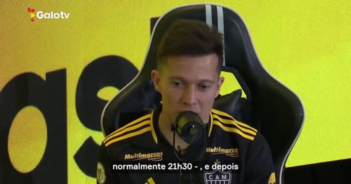 Bernard revela sua inquietação antes da final da Libertadores 2013.