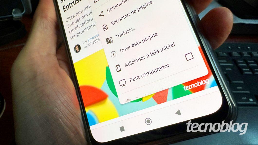 Função de voz do Chrome para Android agora lê sites até mesmo em segundo plano.