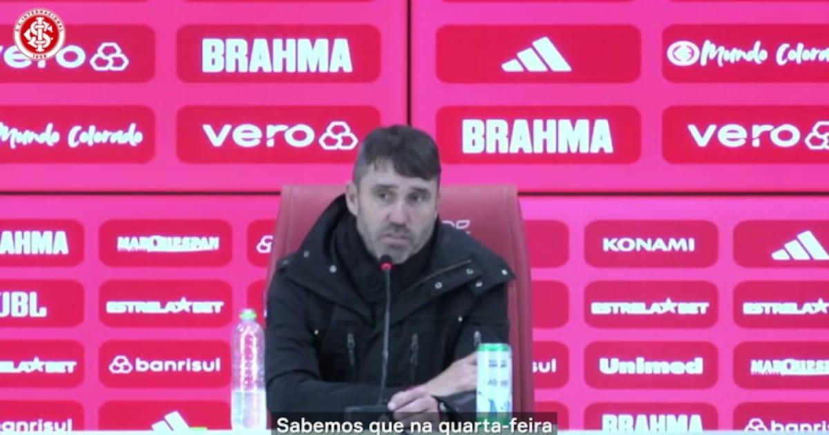 Técnico do Internacional comenta atmosfera no Beira-Rio após derrota.