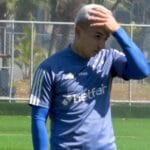 Cruzeiro se prepara para enfrentar o Palmeiras no Allianz Parque. Cruzeiro se prepara para enfrentar o Palmeiras no Allianz Parque.