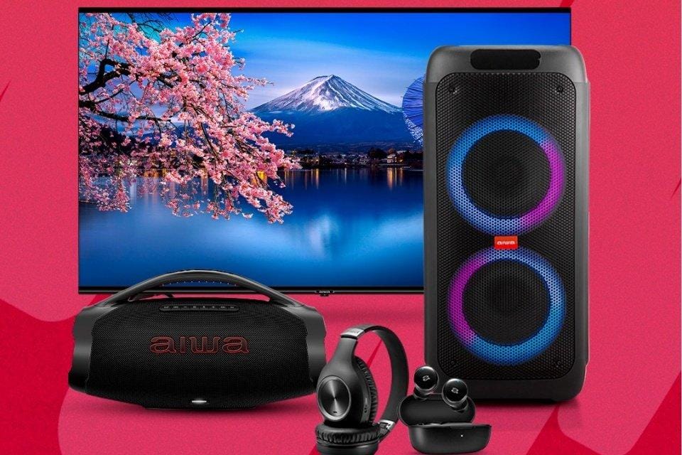 Aiwa revela TV à prova d'água para uso externo.