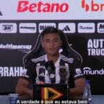"Fausto Vera entusiasmado em jogar pelo Atlético-MG." "Fausto Vera entusiasmado em jogar pelo Atlético-MG."