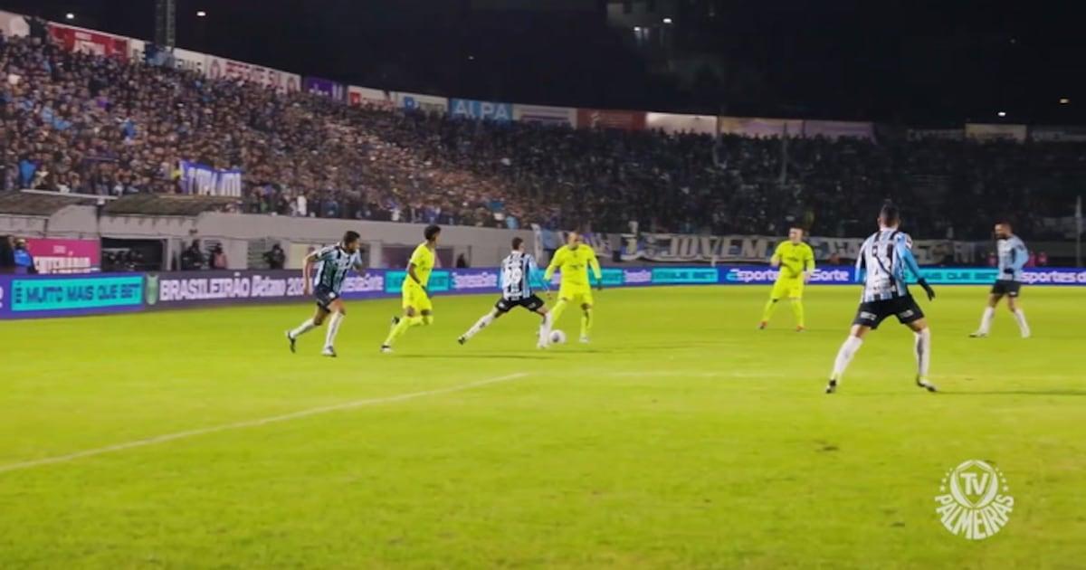 Golaço de Estêvão garante empate do Palmeiras com o Grêmio.