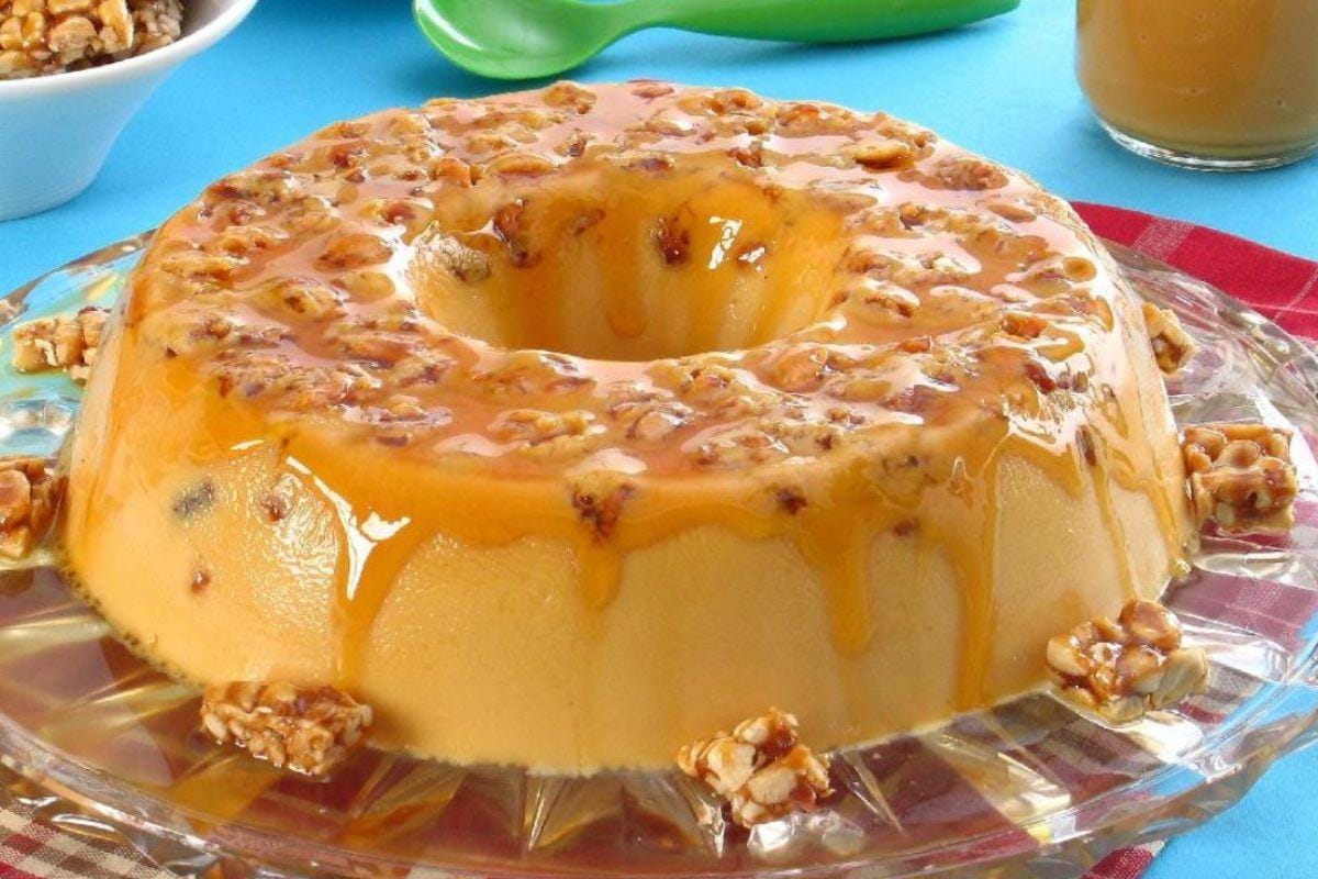 Flan de pé de moleque: aprenda a fazer esta sobremesa cremosa e crocante.