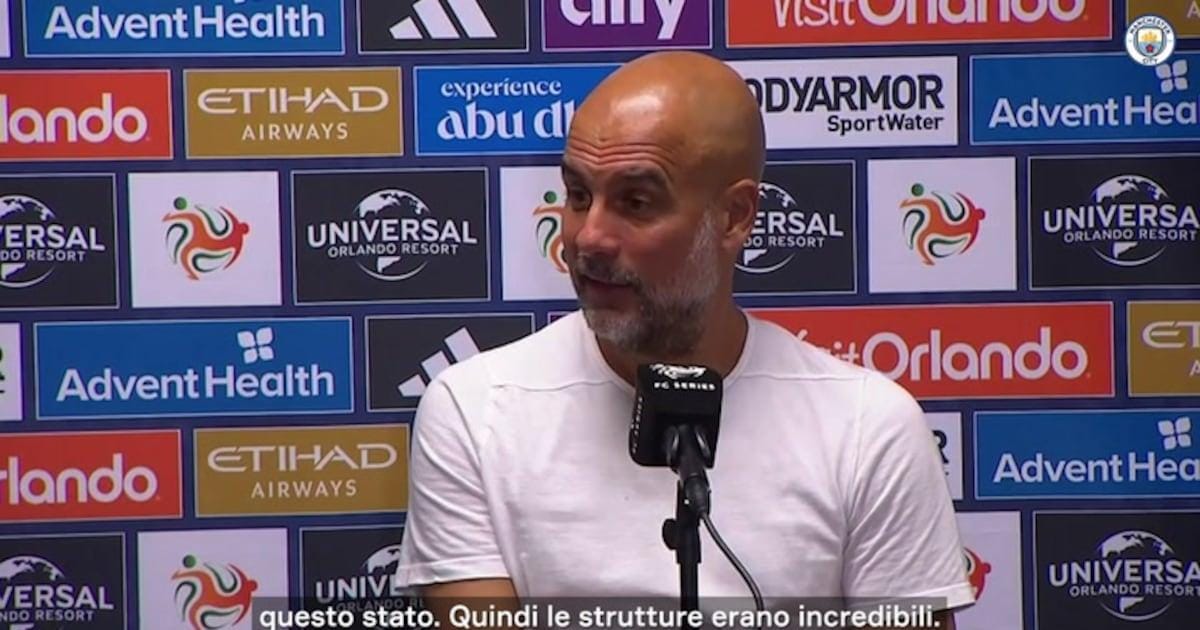 Guardiola elogia o Manchester City apesar da derrota para o Celtic.