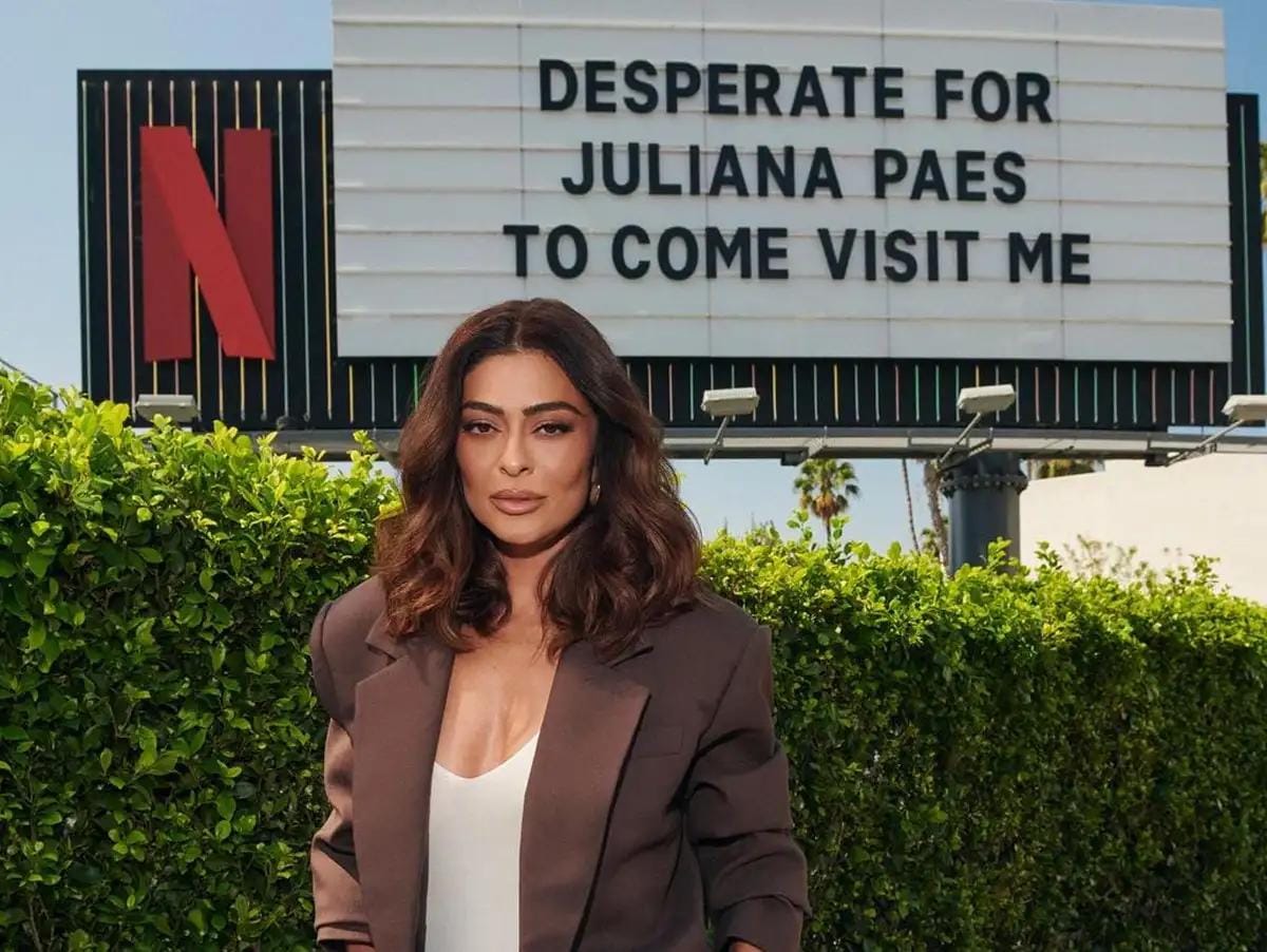 Juliana Paes, estrela global da Netflix, quase foi uma 'Bond Girl'.