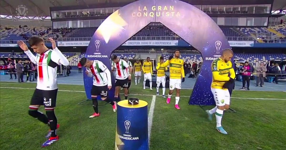 Gol emocionante no empate entre Palestino e Cuiabá na CONMEBOL Sudamericana.