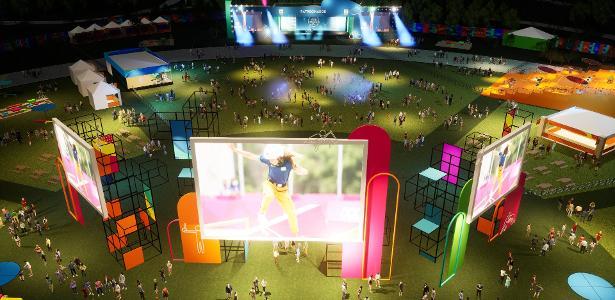 Um festival de música e entretenimento no Parque Time Brasil.