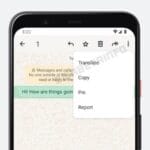 Tecnologia do Google Translator simplifica conversa no WhatsApp. Tecnologia do Google Translator simplifica conversa no WhatsApp.