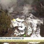 Tragédia em Vinhedo: Avião com 62 Passageiros Cai no Interior de SP; Vídeo Capta Momento da Queda Imagem do local da queda do avião em Vinhedo (SP)