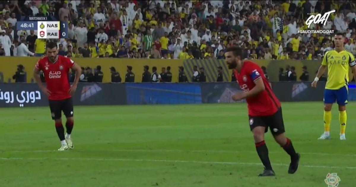 Empate dramático: Al-Nassr e Al-Raed lutam por 1 a 1.