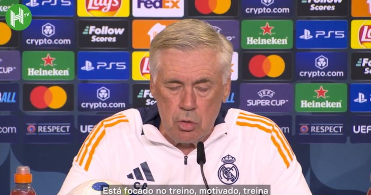 Ancelotti elogia Mbappé, mas avisa: 