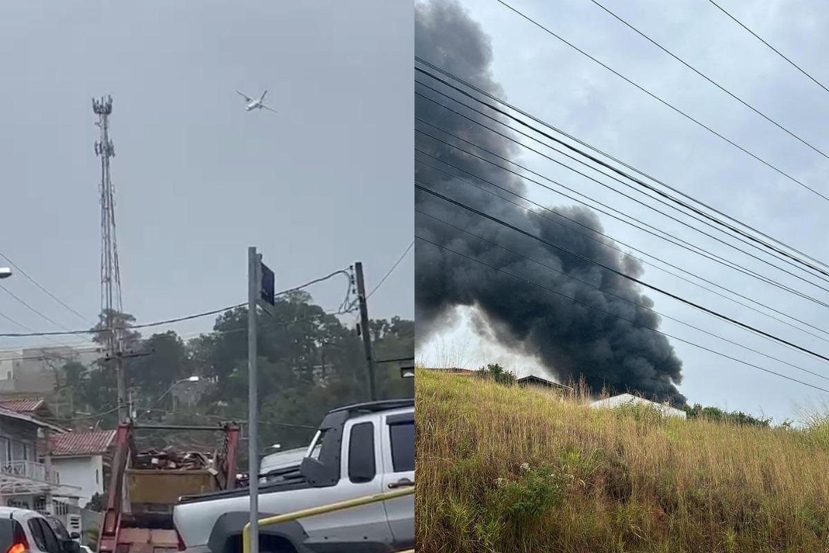 Queda trágica de aeronave em Vinhedo, SP, a caminho de Guarulhos.