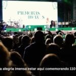 Leila Pereira e Ivete Sangalo celebram os 110 anos do Palmeiras.