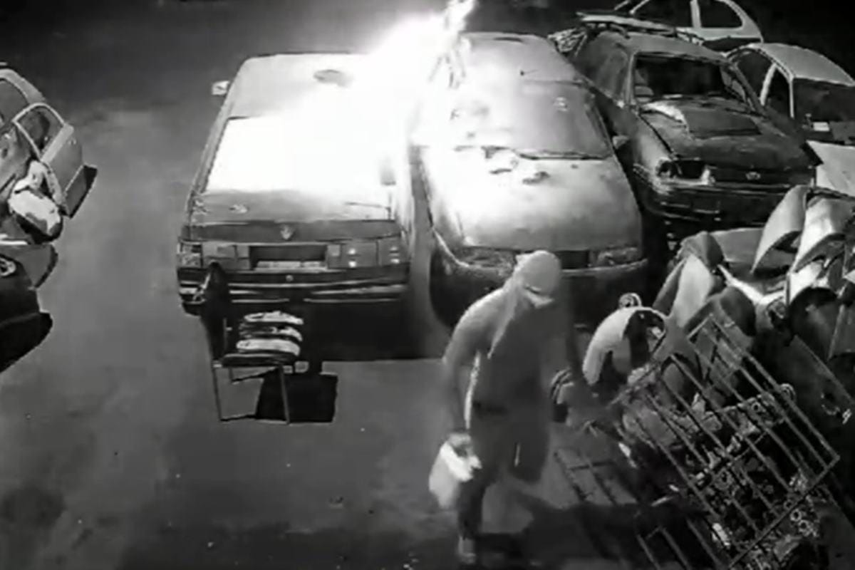 Homem Incendeia Carros em Oficina no Distrito Federal.