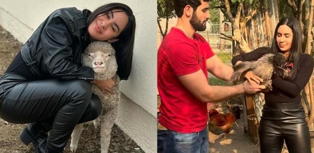 Isabelle Nogueira visita terra natal de Matteus pela primeira vez.