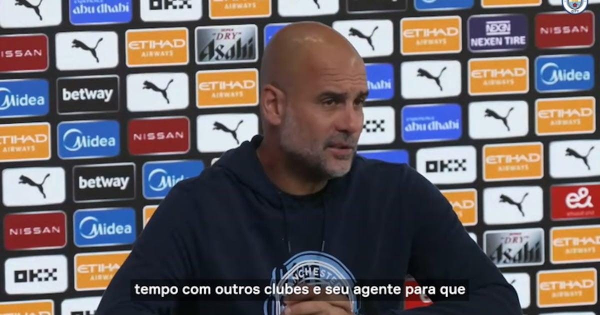 Guardiola reflete sobre novo elenco do Manchester City.