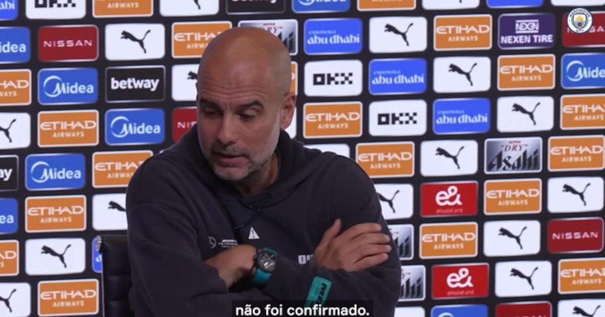 Guardiola esclarece situação de jogadores-chave do Manchester City.