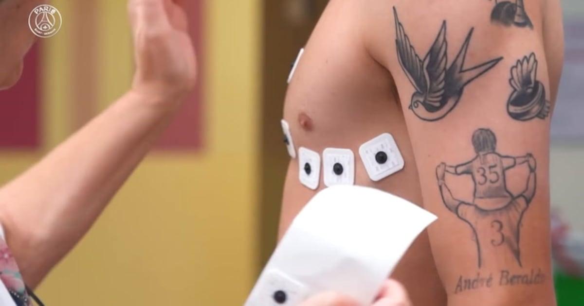 Marquinhos se prepara para a nova temporada no PSG.