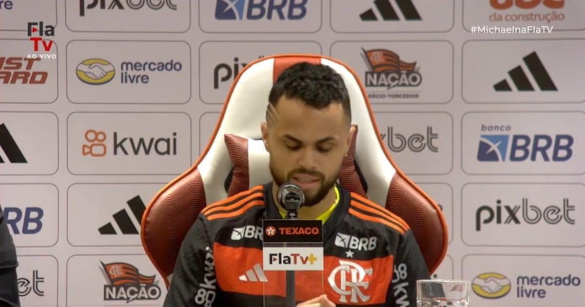 Michael está de volta ao Flamengo e pronto para recomeçar.