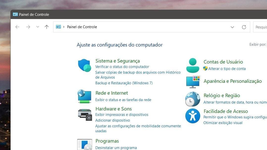 Despedida do Painel de Controle do Windows: Entenda a Mudança.
