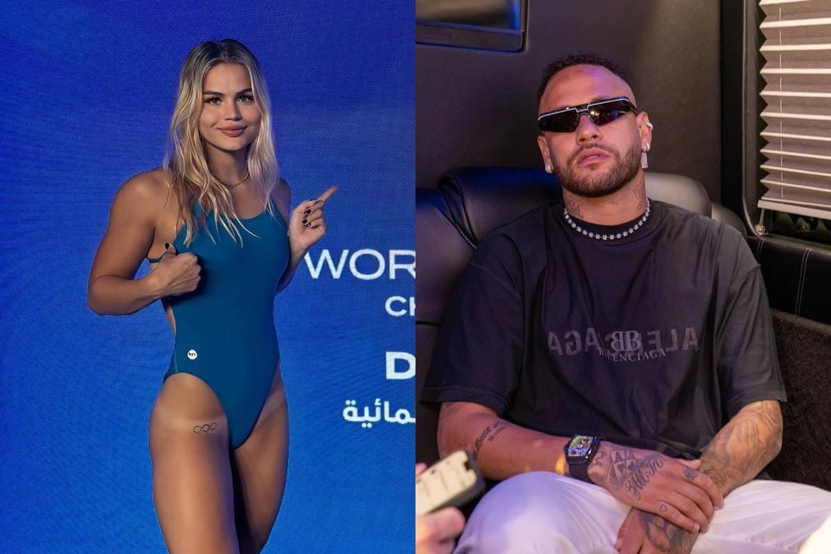 Nadadora expulsa da Vila Olímpica revela conversa privada com Neymar.