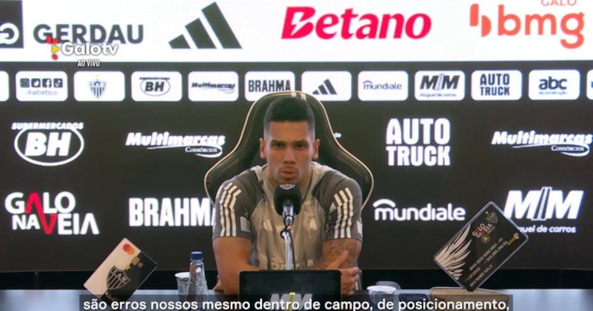 Atacante do Galo avalia desempenho da equipe e apoia trabalho do técnico.