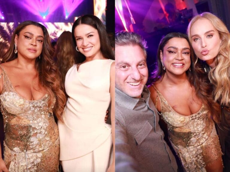 Preta Gil comemora 50 anos com festa repleta de famosos.