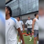 Tottenham se prepara para duelo com o Bayern na Ásia. Tottenham se prepara para duelo com o Bayern na Ásia.