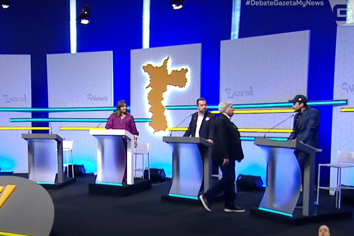 Datena ataca Marçal durante debate para Prefeitura de SP.