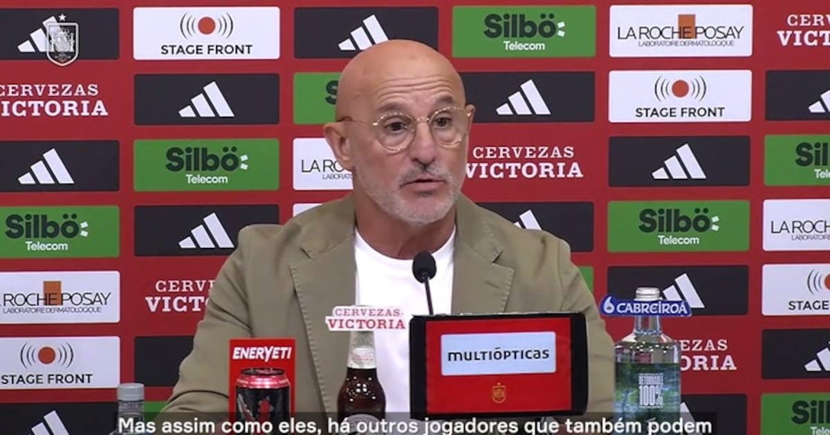 Elogios de Luis de la Fuente ao entrosamento de Yamal e Williams.