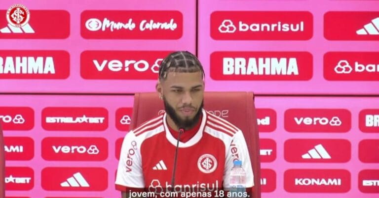 Novo reforço do Inter: Nathan compartilha sua experiência internacional.