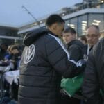 Elenco da Alemanha autografa em Frankfurt antes de jogo. Elenco da Alemanha autografa em Frankfurt antes de jogo.