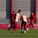 Bayern se prepara para duelo decisivo contra o PSG. Bayern se prepara para duelo decisivo contra o PSG.