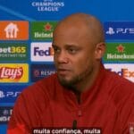 Kompany elogia defesa do Bayern após vitória na Champions. Kompany elogia defesa do Bayern após vitória na Champions.