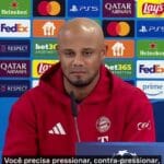Kompany destaca importância da solidez individual antes de Bayern x PSG. Kompany destaca importância da solidez individual antes de Bayern x PSG.